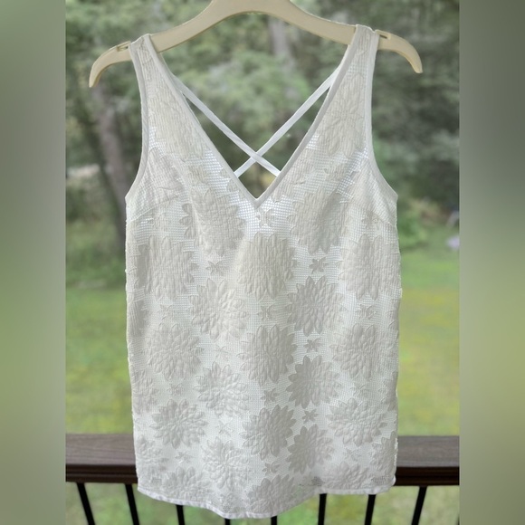 Rachel Roy Sleeveless V-Neck White Size Small Island Hop Mini Dress - Picture 2 of 9